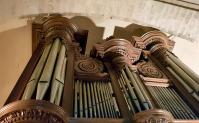 11- L’orgue du Grand Condé, aujourd’hui dans l’église paroissiale de Saint-Amand-Montrond (cl. J.Avrin, janvier 2020)