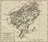 Carte du Doubs après 1815